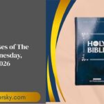 Bible Verses of The Day Wednesday, May 27, 2026