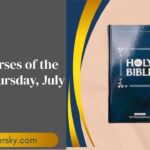 Bible Verses of the Day Thursday, July 30, 2026