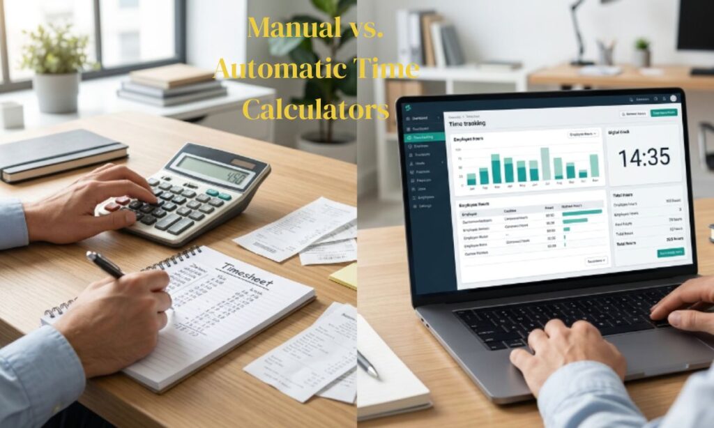 Manual vs. Automatic Time Calculators